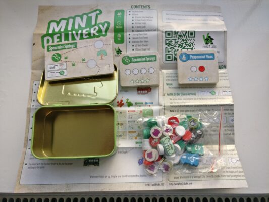 Mint delivery - Une boite de menthes