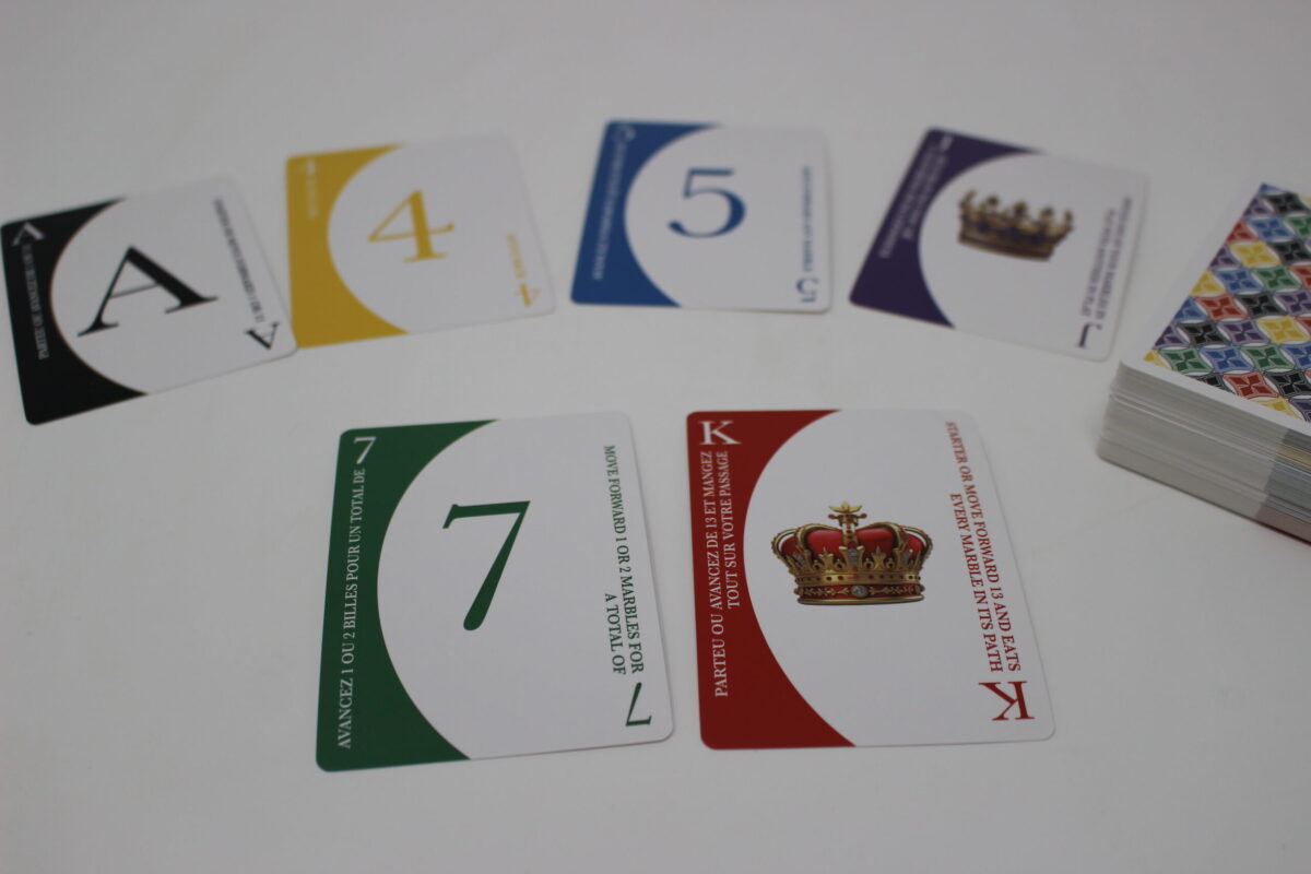 Cartes pour jouer au Tock