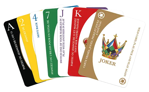 Cartes pour jouer au Tock