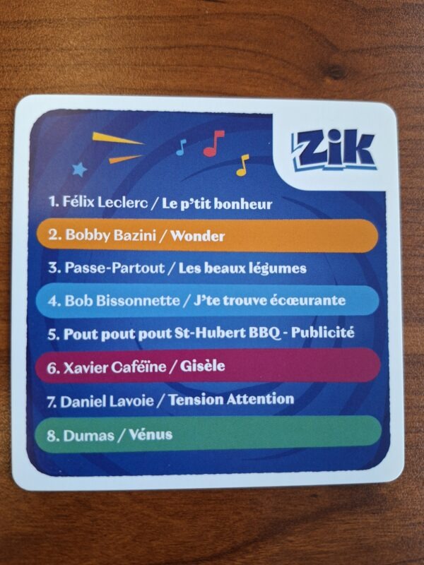 Zik Édition 100% Québ